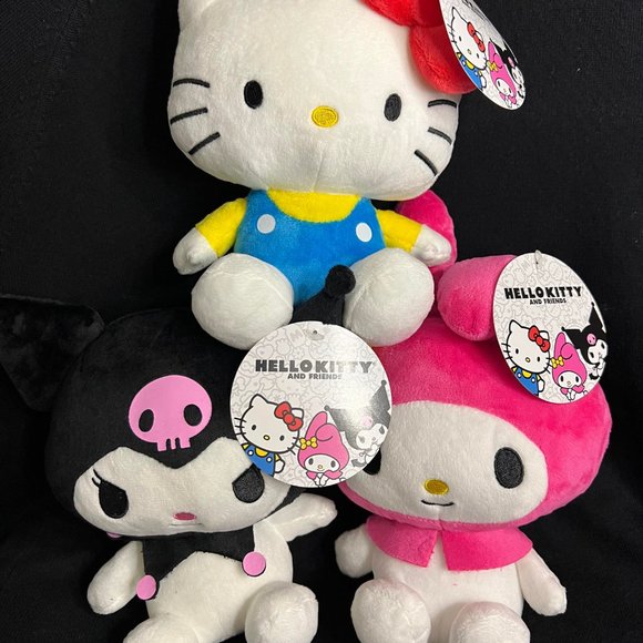 Sanrio | Toys | Hello Kitty My Melody Kuromi Plush Set | Poshmark